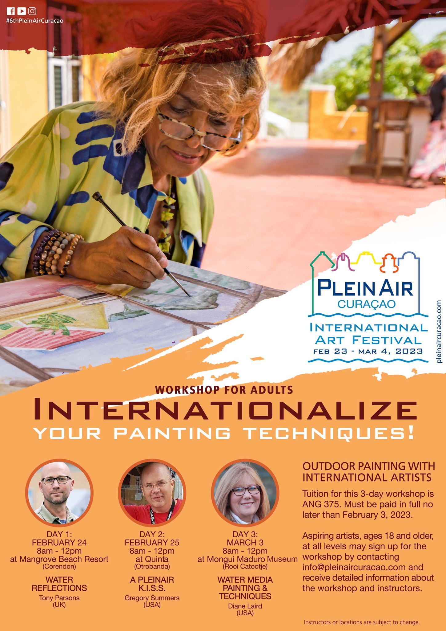 International Art Festival 2023 "Plein Air Curacao"