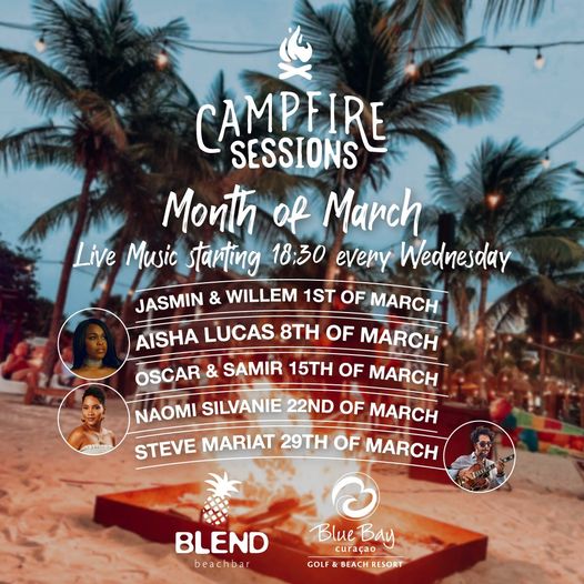 March Live music Campfire Sessions @Blue Bay Beach